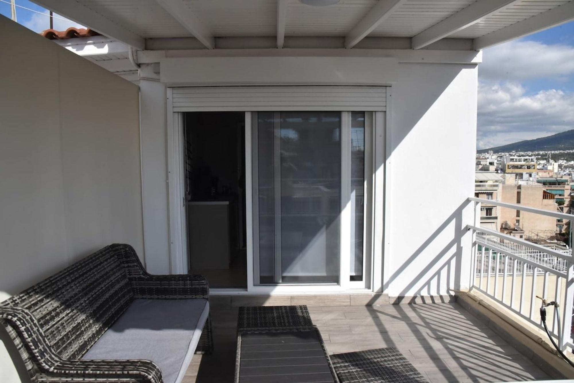 Tiny Rooftop Apartment Athene Buitenkant foto