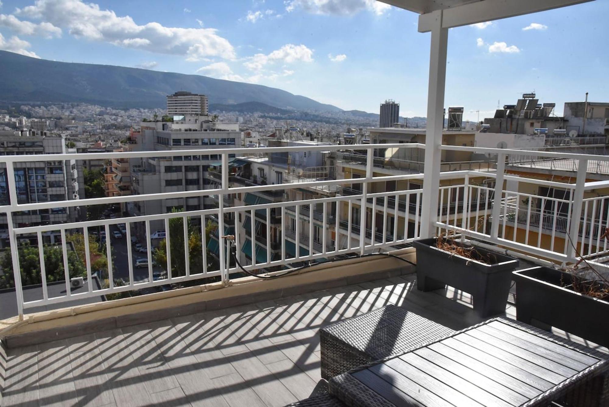 Tiny Rooftop Apartment Athene Buitenkant foto