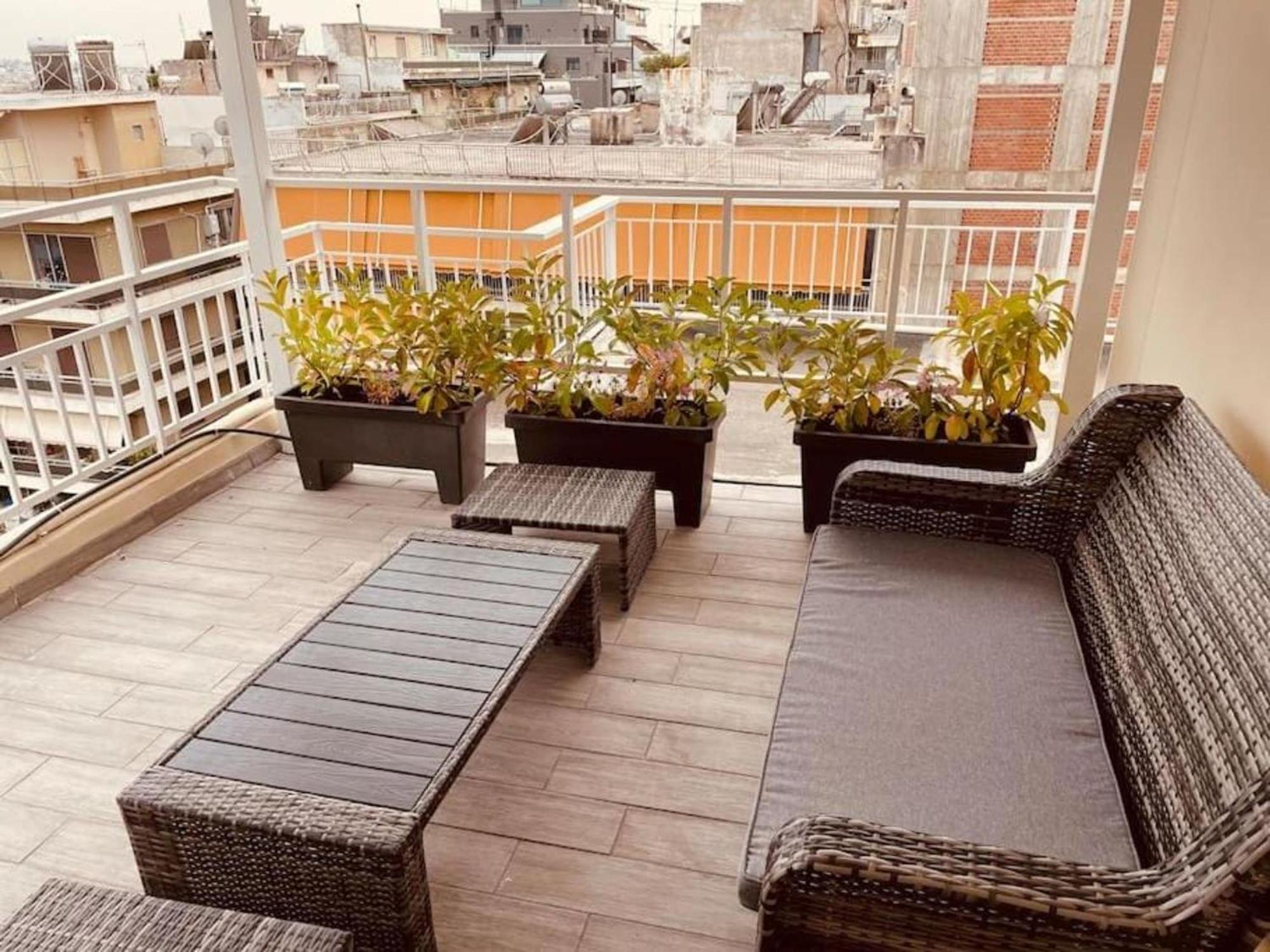 Tiny Rooftop Apartment Athene Buitenkant foto