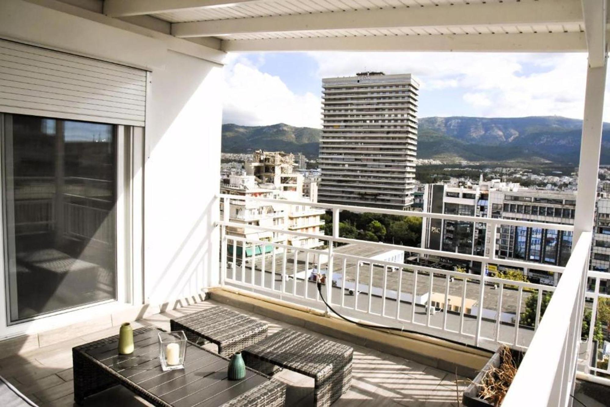 Tiny Rooftop Apartment Athene Buitenkant foto