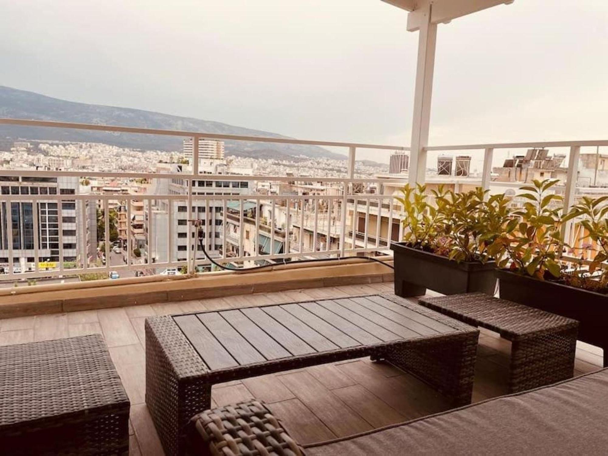 Tiny Rooftop Apartment Athene Buitenkant foto